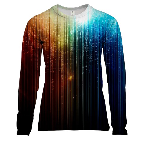 Женский 3D лонгслив Световой спектр