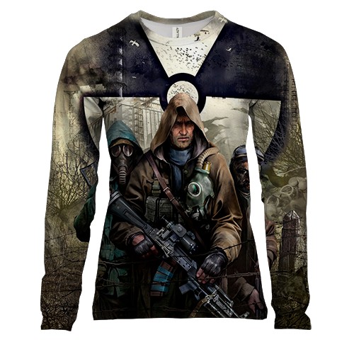 Жіночий 3D лонгслів S.T.A.L.K.E.R