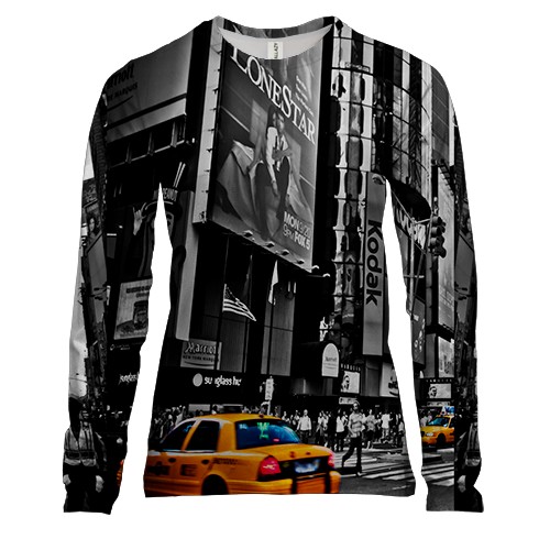 Жіночий 3D лонгслів New York Street