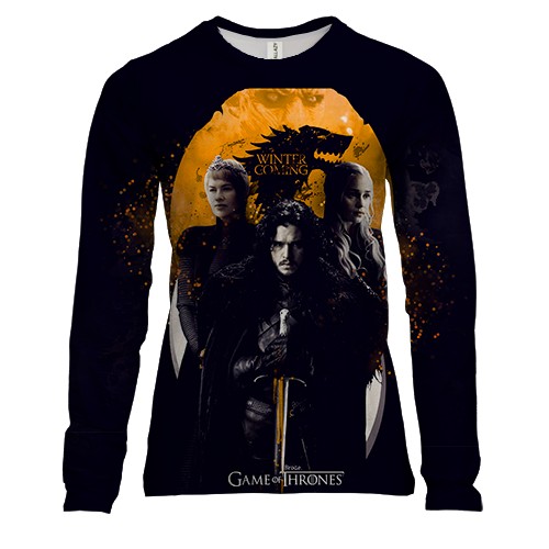 Жіночий 3D лонгслів Game of Thrones