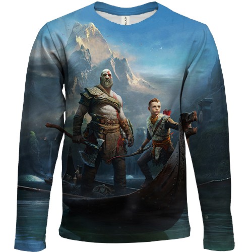 Дитячий 3D лонгслів God of War