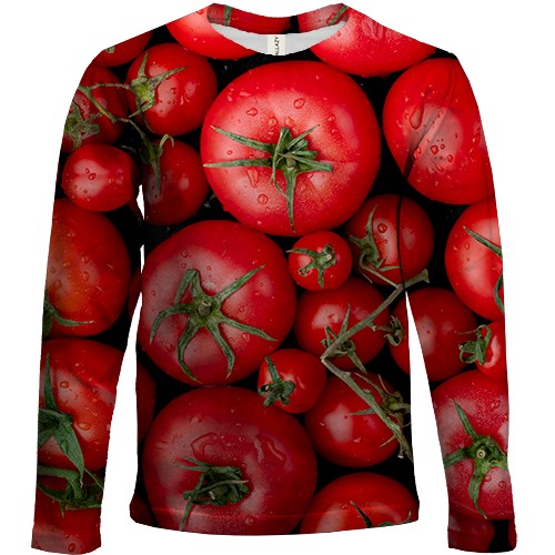Детский 3D лонгслив с помидорами