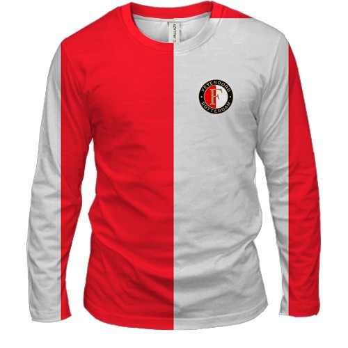 Мужской 3D лонгслив форма ФК Феенорд