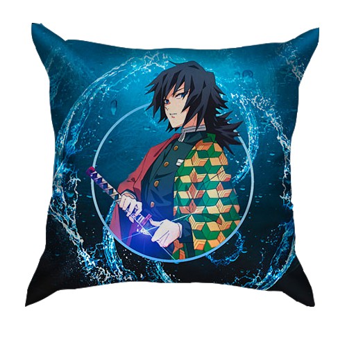 3D подушка Гию Томиока - Клинок рассекающий демонов