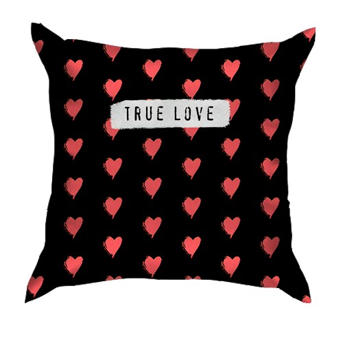 3D подушка True love