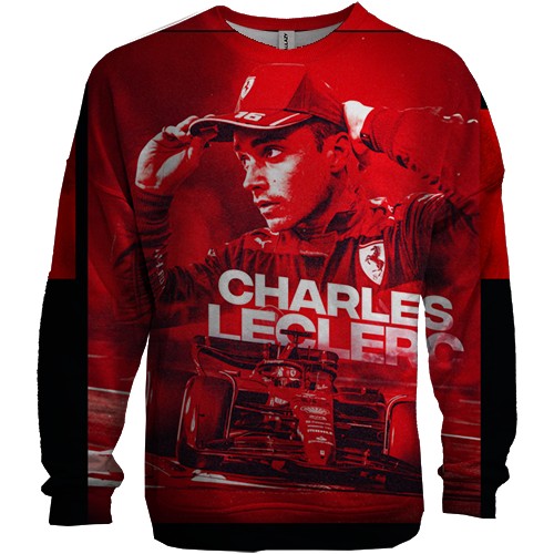 3D світшот з Шарль Леклер