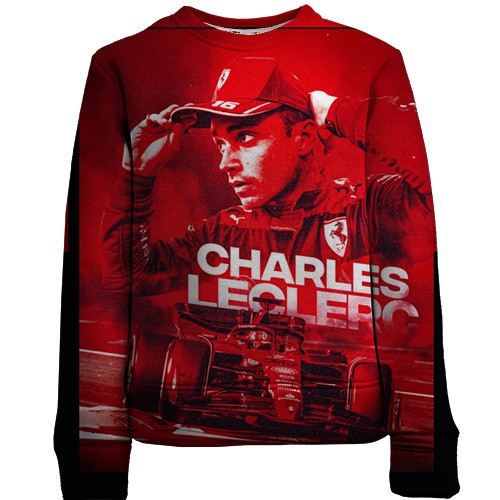 Дитячий 3D світшот з Шарль Леклер