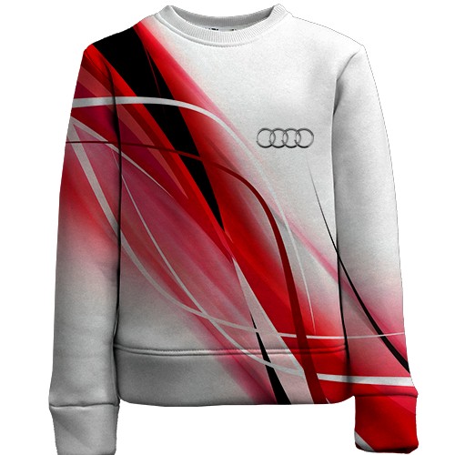 Детский 3D свитшот Audi (абстракция)
