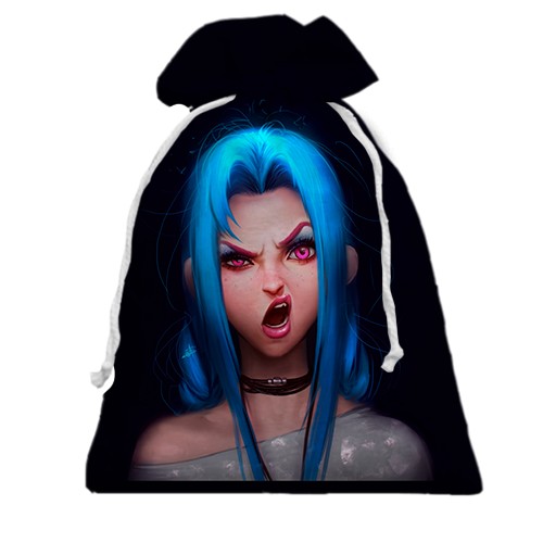 3D Подарунковий мішечок Jinx - League of Legends, Arcane