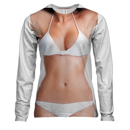 Женский 3D лонгслив Perfect body