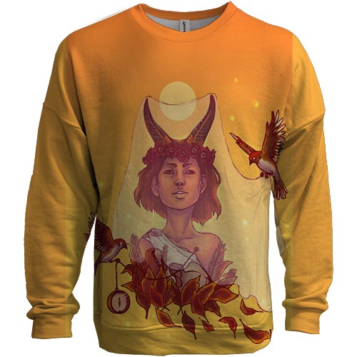 3D свитшот со знаком зодиака Козерог