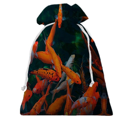 3D Подарунковий мішечок з рибками в акваріумі