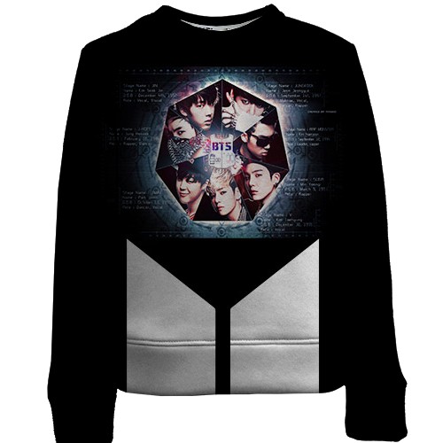 Дитячий 3D світшот з гуртом БТС (BTS) K-POP ARMY (2)