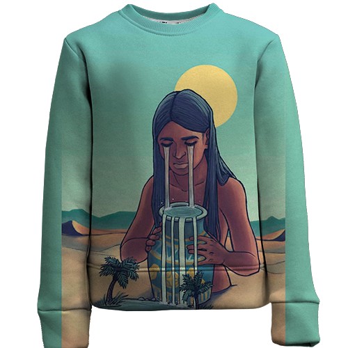 Детский 3D свитшот со знаком зодиака Водолей