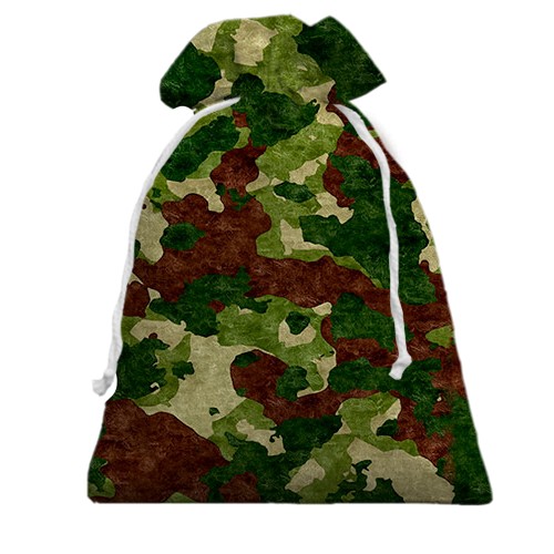 3D Подарочный мешочек с лесным камуфляжем (2)
