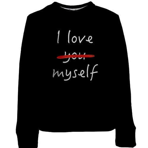 Дитячий 3D світшот I love myself