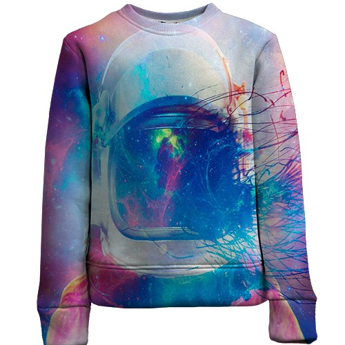 Дитячий 3D світшот з астронавтом в космосі