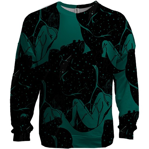 3D світшот серце в космосі