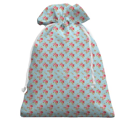 3D Подарунковий мішечок з квітковими шпалерами