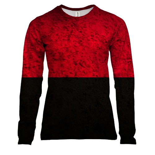 Жіночий 3D лонгслів з прапором ОУН