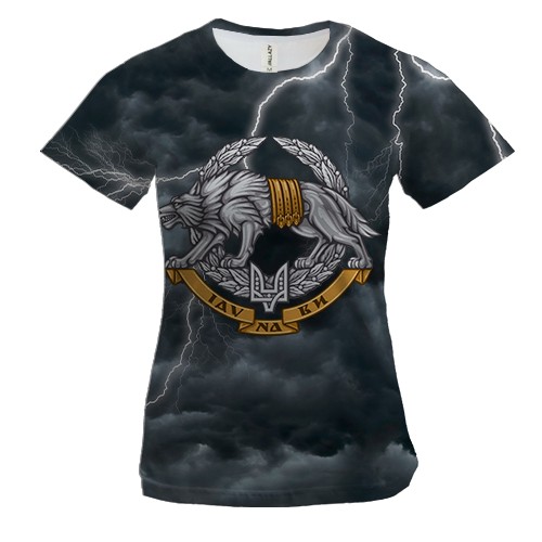 Жіноча 3D футболка Сили спеціальних операцій (ССО)