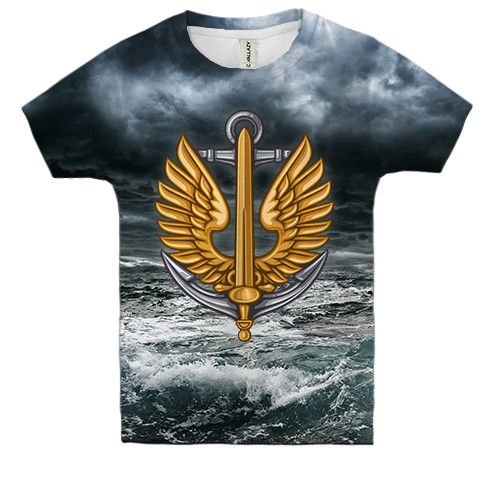 Детская 3D футболка Морская пехота