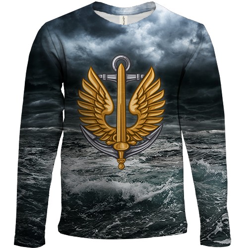 Детский 3D лонгслив Морская пехота