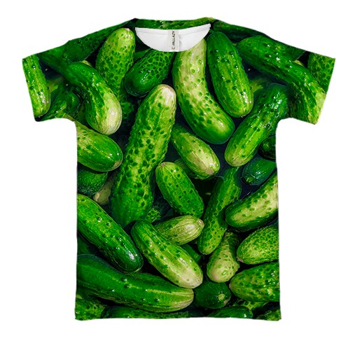 3D футболка Огірки
