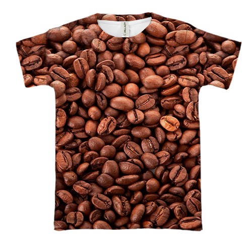 3D футболка Кофейные зерна