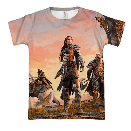 3D футболка TESO Worm Cult