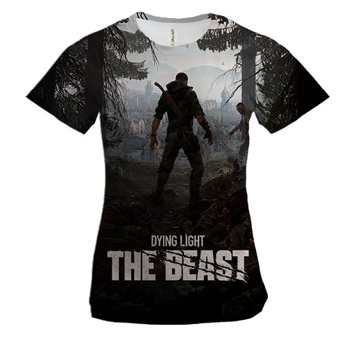 Женская 3D футболка Dying Light The Beast
