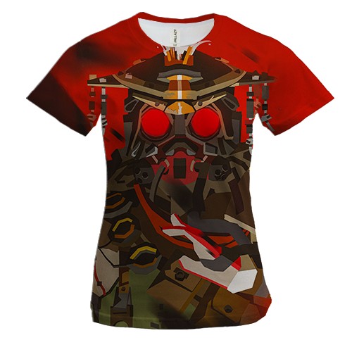 Жіноча 3D футболка Apex Legends - Bloodhound