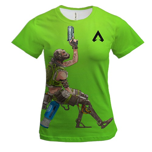 Женская 3D футболка Октейн - Apex Legends
