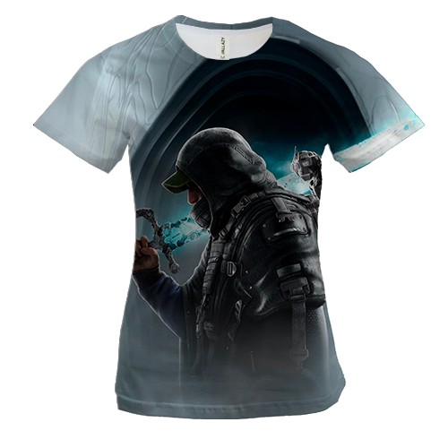 Женская 3D футболка Hell is Us