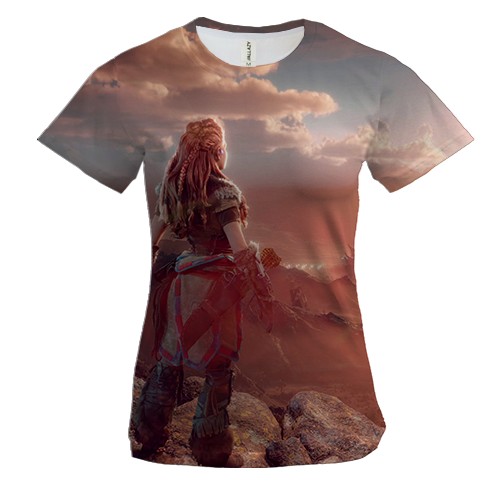 Жіноча 3D футболка Horizon - Forbidden West