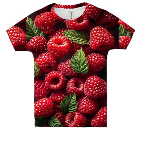 Дитяча 3D футболка Малина