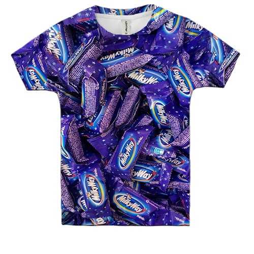 Дитяча 3D футболка "MilkyWay" цукерка