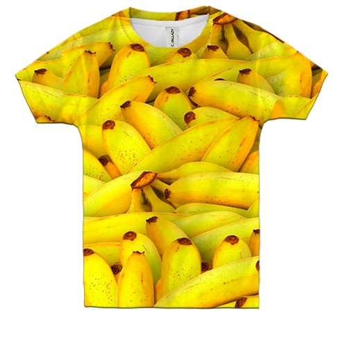 Детская 3D футболка Бананы