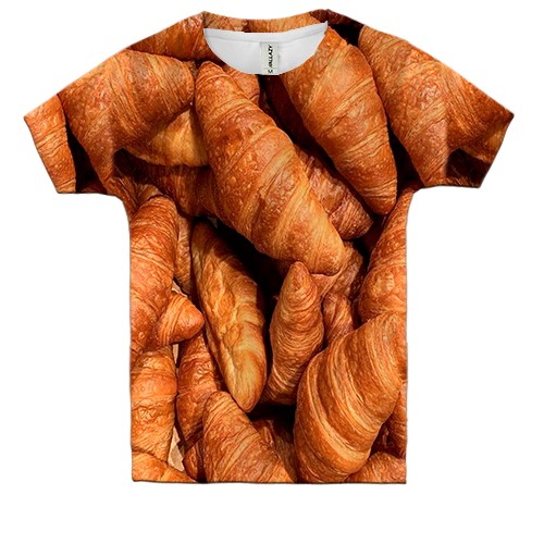 Дитяча 3D футболка Круасани