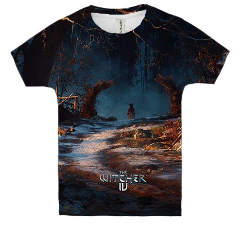 Дитяча 3D футболка The Witcher IV Scenery