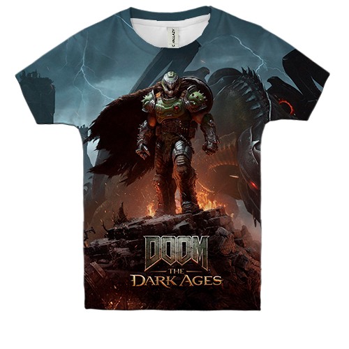 Дитяча 3D футболка DOOM TDA