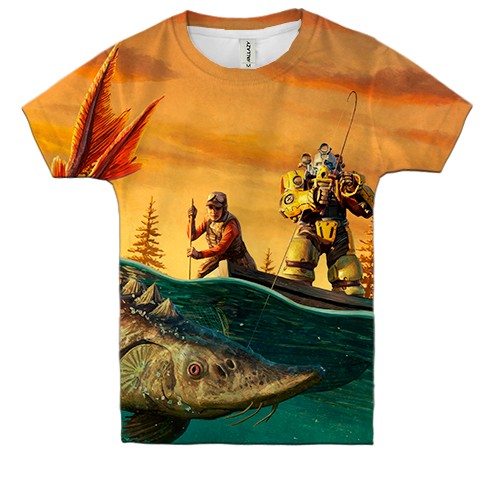 Дитяча 3D футболка Fallout 76 - Gone Fission