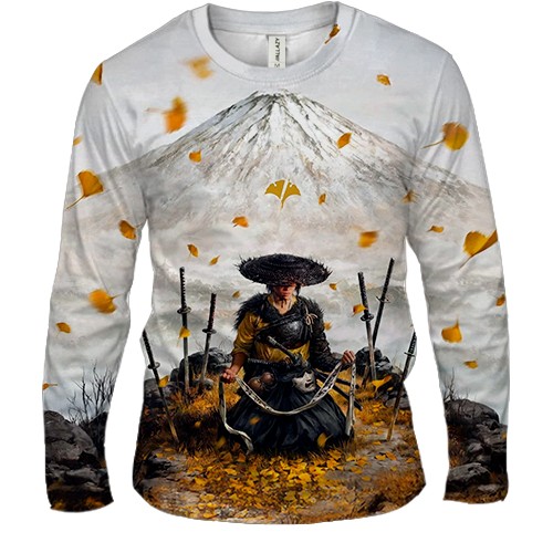 Чоловічий 3D лонгслів Ghost of Yotei