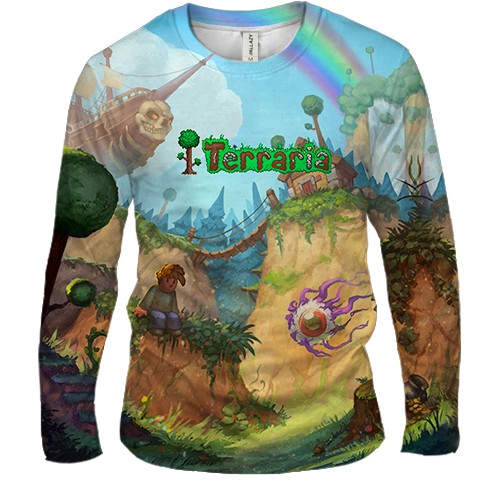 Чоловічий 3D лонгслів Terraria - World art