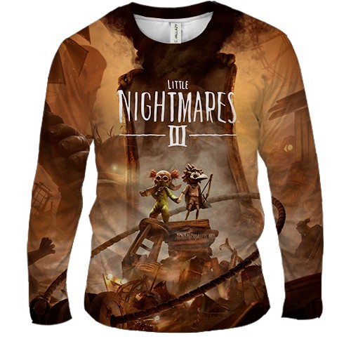 Мужской 3D лонгслив Little Nightmares III