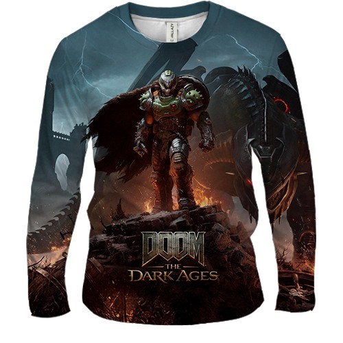 Чоловічий 3D лонгслів DOOM TDA
