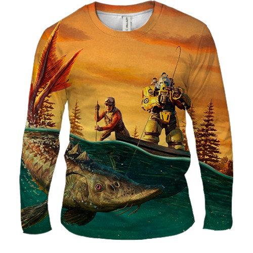 Чоловічий 3D лонгслів Fallout 76 - Gone Fission