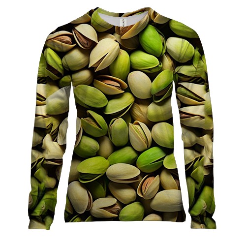 Жіночий 3D лонгслів Фісташка