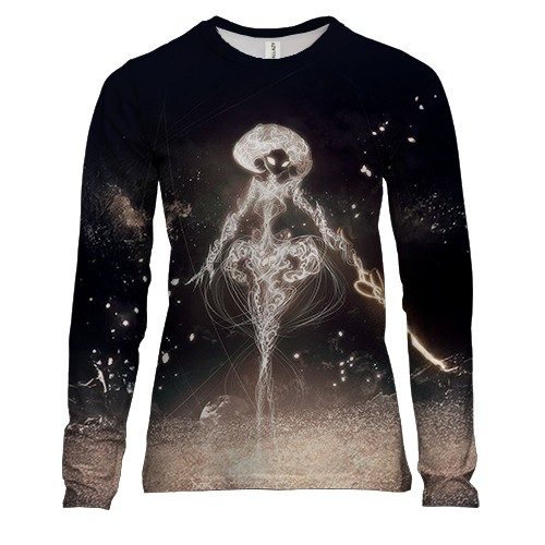 Жіночий 3D лонгслів Lace - "Hollow Knight: Silksong"