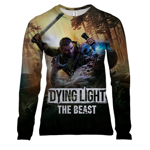 Женский 3D лонгслив Dying Light 3